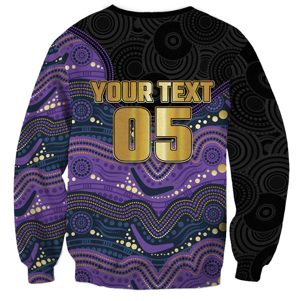 Custom Storm Sweatshirt Warrior Mascot With Aboriginal Indigenous