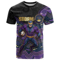 Custom Storm T Shirt Warrior Mascot With Aboriginal Indigenous