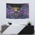 Custom Storm Tapestry Warrior Mascot With Aboriginal Indigenous