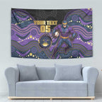 Custom Storm Tapestry Warrior Mascot With Aboriginal Indigenous