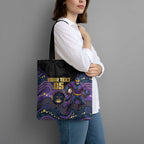Custom Storm Tote Bag Warrior Mascot With Aboriginal Indigenous