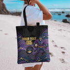 Custom Storm Tote Bag Warrior Mascot With Aboriginal Indigenous
