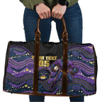 Custom Storm Travel Bag Warrior Mascot With Aboriginal Indigenous