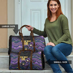 Custom Storm Travel Bag Warrior Mascot With Aboriginal Indigenous
