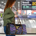 Custom Storm Travel Bag Warrior Mascot With Aboriginal Indigenous