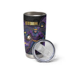Custom Storm Tumbler Cup Warrior Mascot With Aboriginal Indigenous