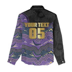 Custom Storm Women Casual Shirt Warrior Mascot With Aboriginal Indigenous