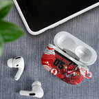 Custom Dragons AirPods Case Warrior Mascot With Aboriginal Indigenous