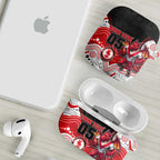 Custom Dragons AirPods Case Warrior Mascot With Aboriginal Indigenous