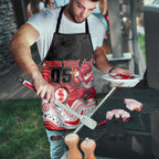 Custom Dragons Apron Warrior Mascot With Aboriginal Indigenous