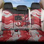 Custom Dragons Back Car Seat Cover Warrior Mascot With Aboriginal Indigenous