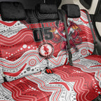 Custom Dragons Back Car Seat Cover Warrior Mascot With Aboriginal Indigenous