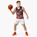 Custom Dragons Basketball Jersey Warrior Mascot With Aboriginal Indigenous