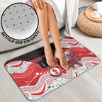 Custom Dragons Bathroom Set Warrior Mascot With Aboriginal Indigenous