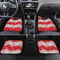 Custom Dragons Car Mats Warrior Mascot With Aboriginal Indigenous