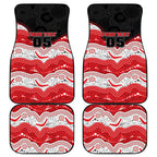 Custom Dragons Car Mats Warrior Mascot With Aboriginal Indigenous