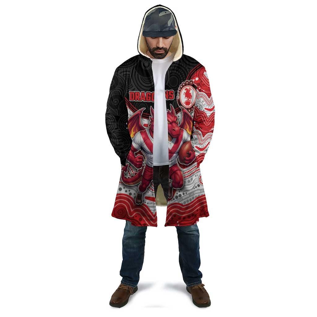 Custom Dragons Cloak Warrior Mascot With Aboriginal Indigenous