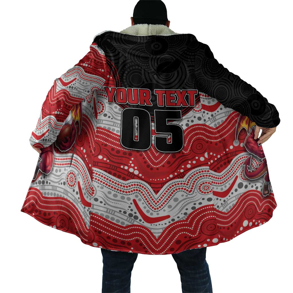Custom Dragons Cloak Warrior Mascot With Aboriginal Indigenous