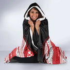 Custom Dragons Hooded Blanket Warrior Mascot With Aboriginal Indigenous