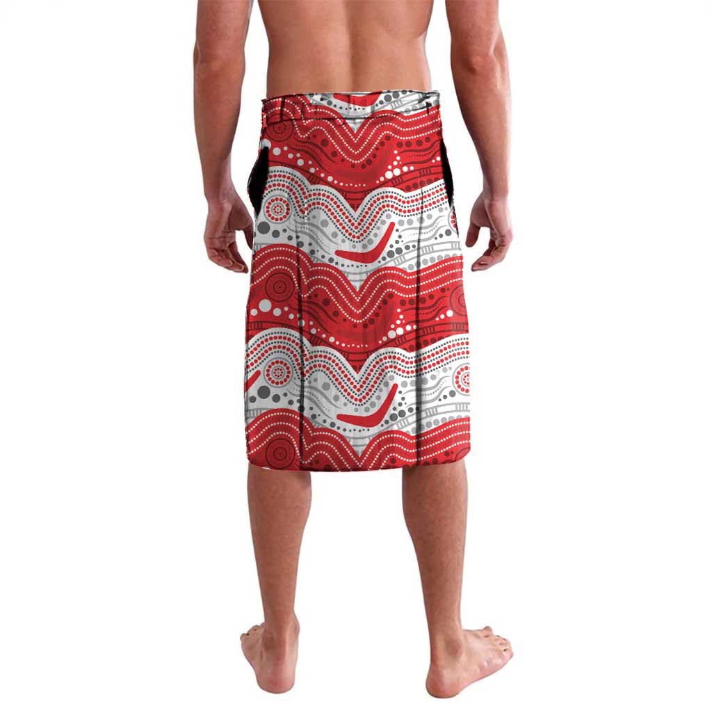 Custom Dragons Lavalava Warrior Mascot With Aboriginal Indigenous