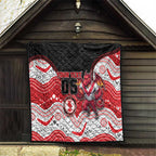 Custom Dragons Quilt Warrior Mascot With Aboriginal Indigenous