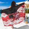 Custom Dragons Sarong Warrior Mascot With Aboriginal Indigenous
