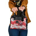 Custom Dragons Shoulder Handbag Warrior Mascot With Aboriginal Indigenous