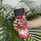Custom Dragons Skinny Tumbler Warrior Mascot With Aboriginal Indigenous