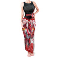 Custom Dragons Tank Maxi Dress Warrior Mascot With Aboriginal Indigenous