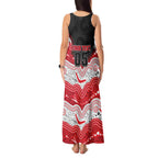 Custom Dragons Tank Maxi Dress Warrior Mascot With Aboriginal Indigenous