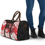 Custom Dragons Travel Bag Warrior Mascot With Aboriginal Indigenous