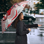 Custom Dragons Umbrella Warrior Mascot With Aboriginal Indigenous