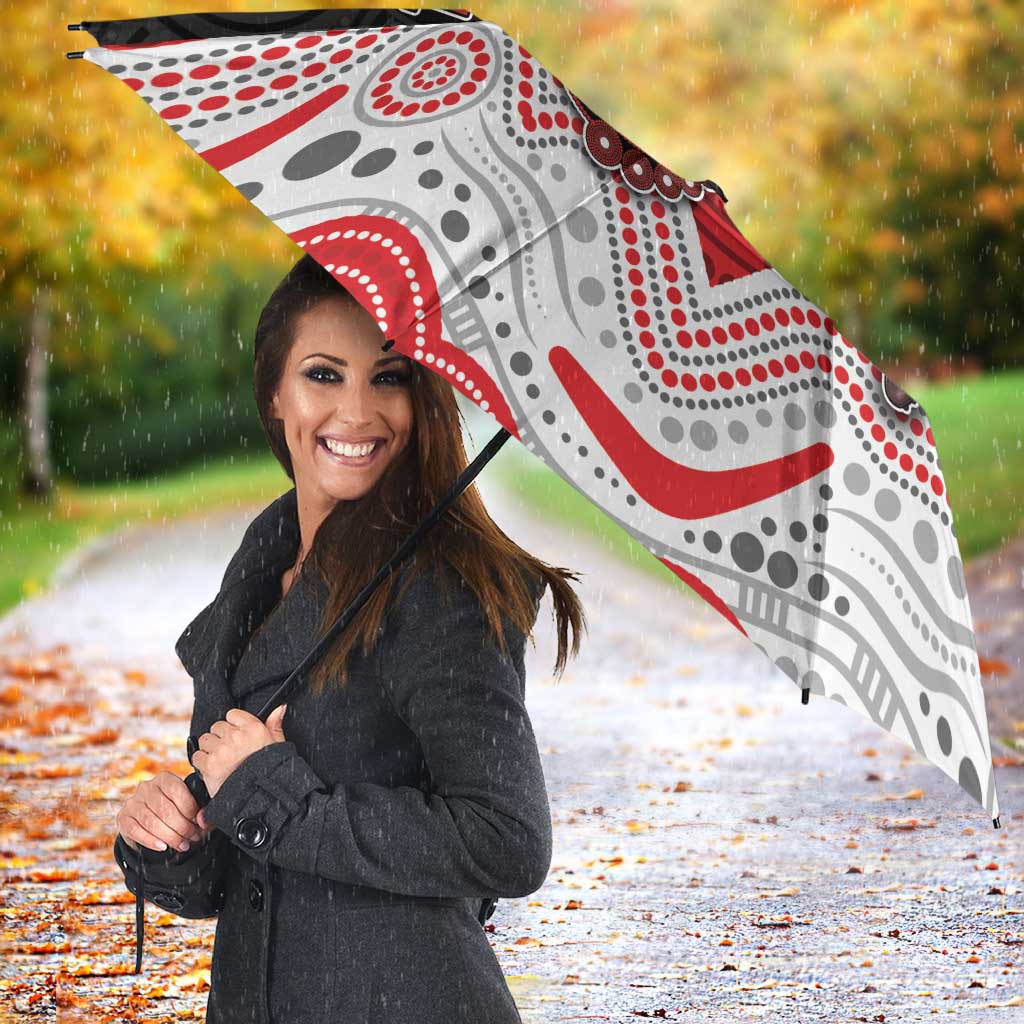 Custom Dragons Umbrella Warrior Mascot With Aboriginal Indigenous