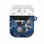 Custom Bulldogs AirPods Case Dog Mascot With Aboriginal Indigenous