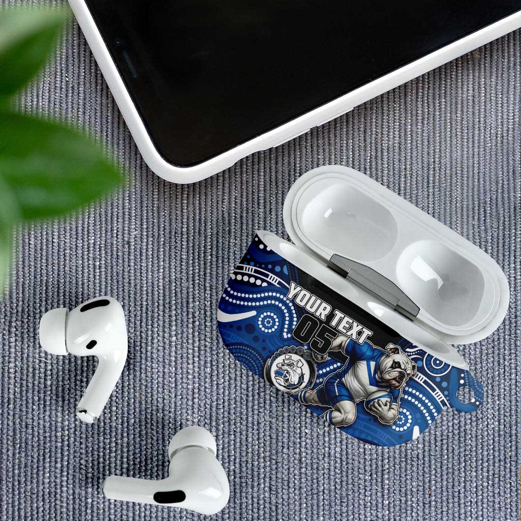 Custom Bulldogs AirPods Case Dog Mascot With Aboriginal Indigenous