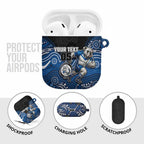 Custom Bulldogs AirPods Case Dog Mascot With Aboriginal Indigenous