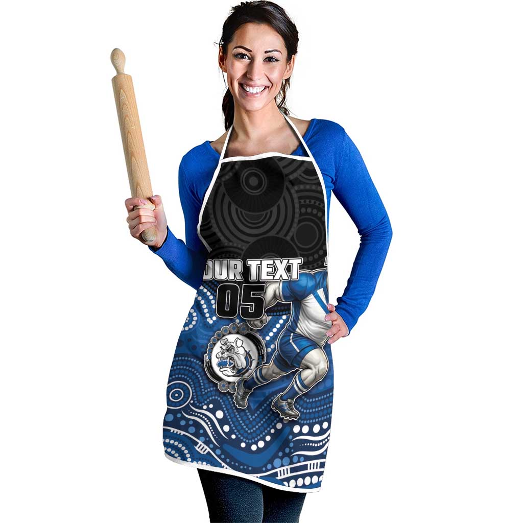 Custom Bulldogs Apron Dog Mascot With Aboriginal Indigenous