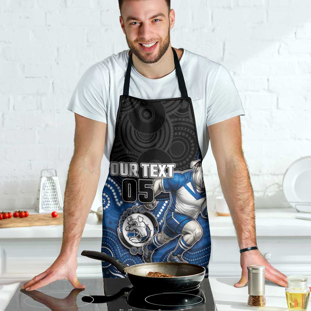 Custom Bulldogs Apron Dog Mascot With Aboriginal Indigenous