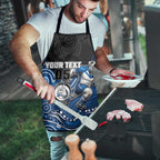 Custom Bulldogs Apron Dog Mascot With Aboriginal Indigenous
