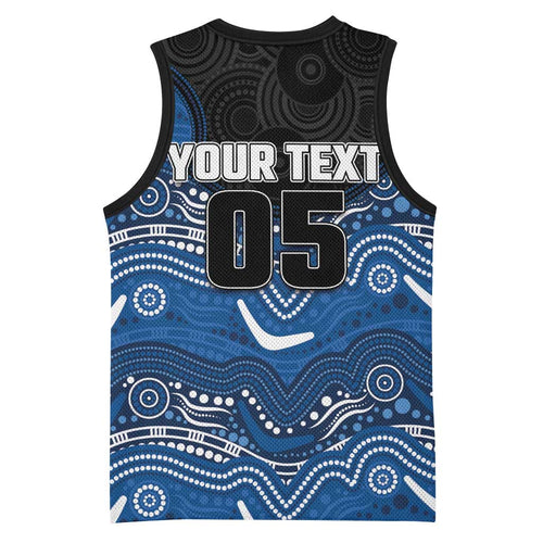 Custom Bulldogs Basketball Jersey Dog Mascot With Aboriginal Indigenous