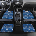 Custom Bulldogs Car Mats Dog Mascot With Aboriginal Indigenous