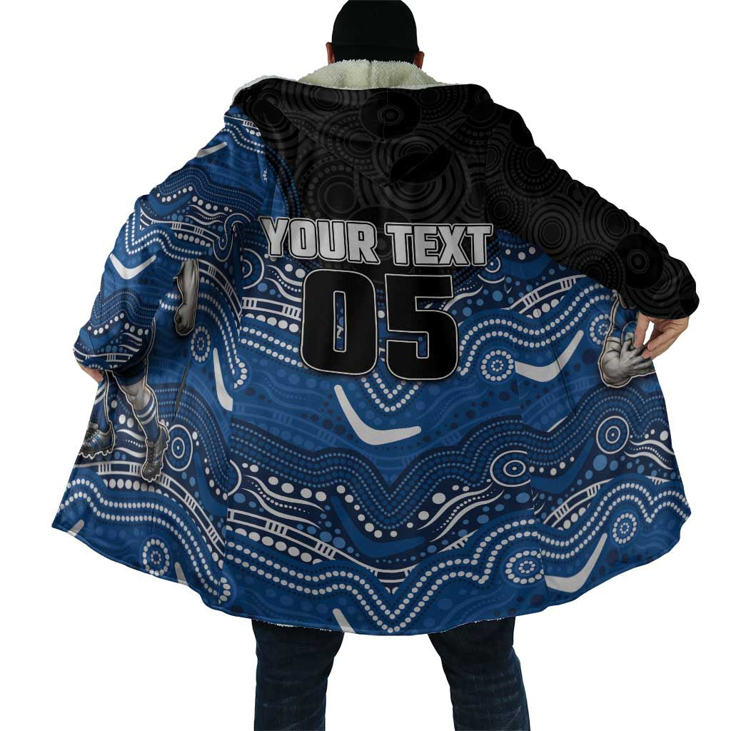 Custom Bulldogs Cloak Dog Mascot With Aboriginal Indigenous