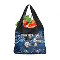 Custom Bulldogs Grocery Bag Dog Mascot With Aboriginal Indigenous