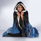 Custom Bulldogs Hooded Blanket Dog Mascot With Aboriginal Indigenous
