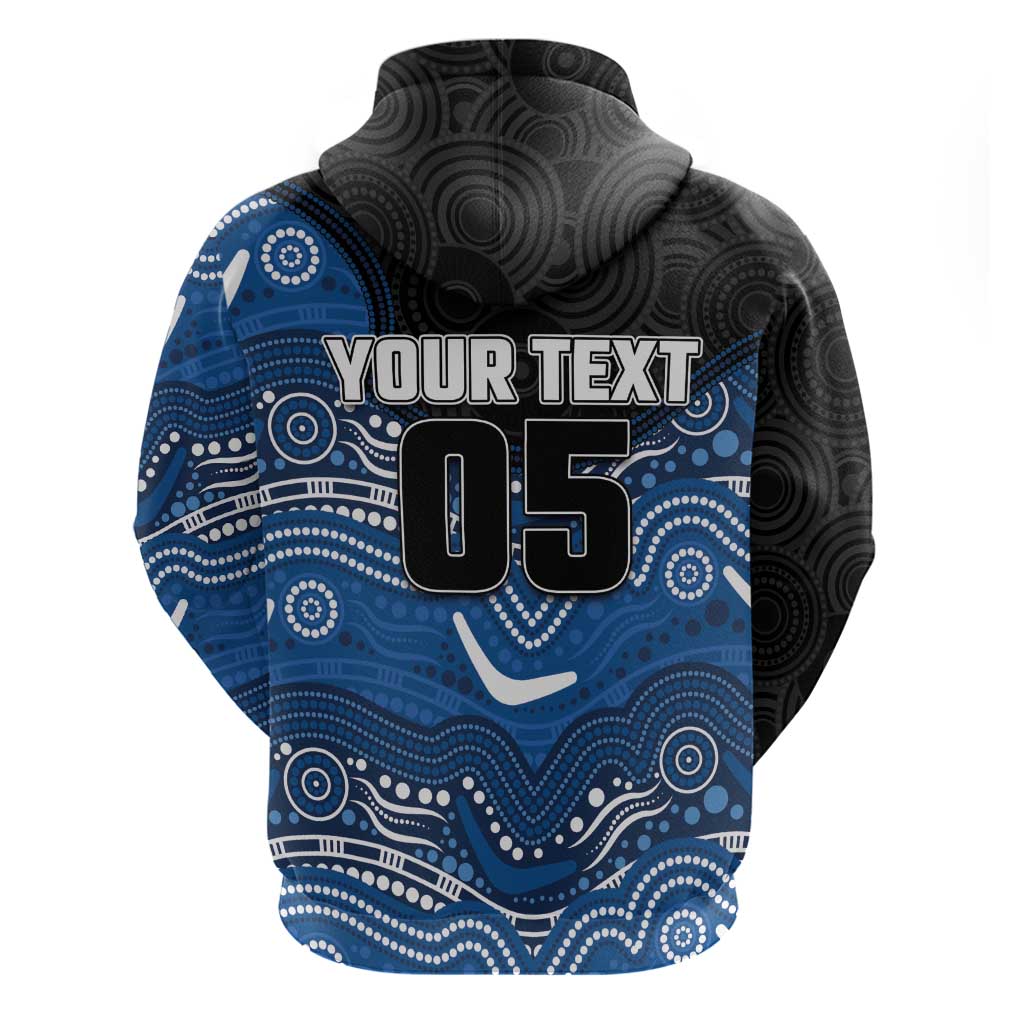 Custom Bulldogs Hoodie Dog Mascot With Aboriginal Indigenous