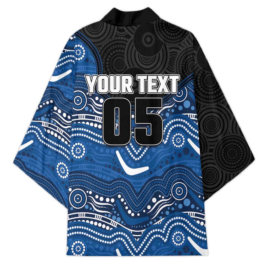 Custom Bulldogs Kimono Dog Mascot With Aboriginal Indigenous