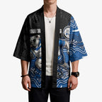 Custom Bulldogs Kimono Dog Mascot With Aboriginal Indigenous