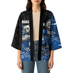 Custom Bulldogs Kimono Dog Mascot With Aboriginal Indigenous