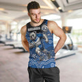 Custom Bulldogs Men Tank Top Dog Mascot With Aboriginal Indigenous