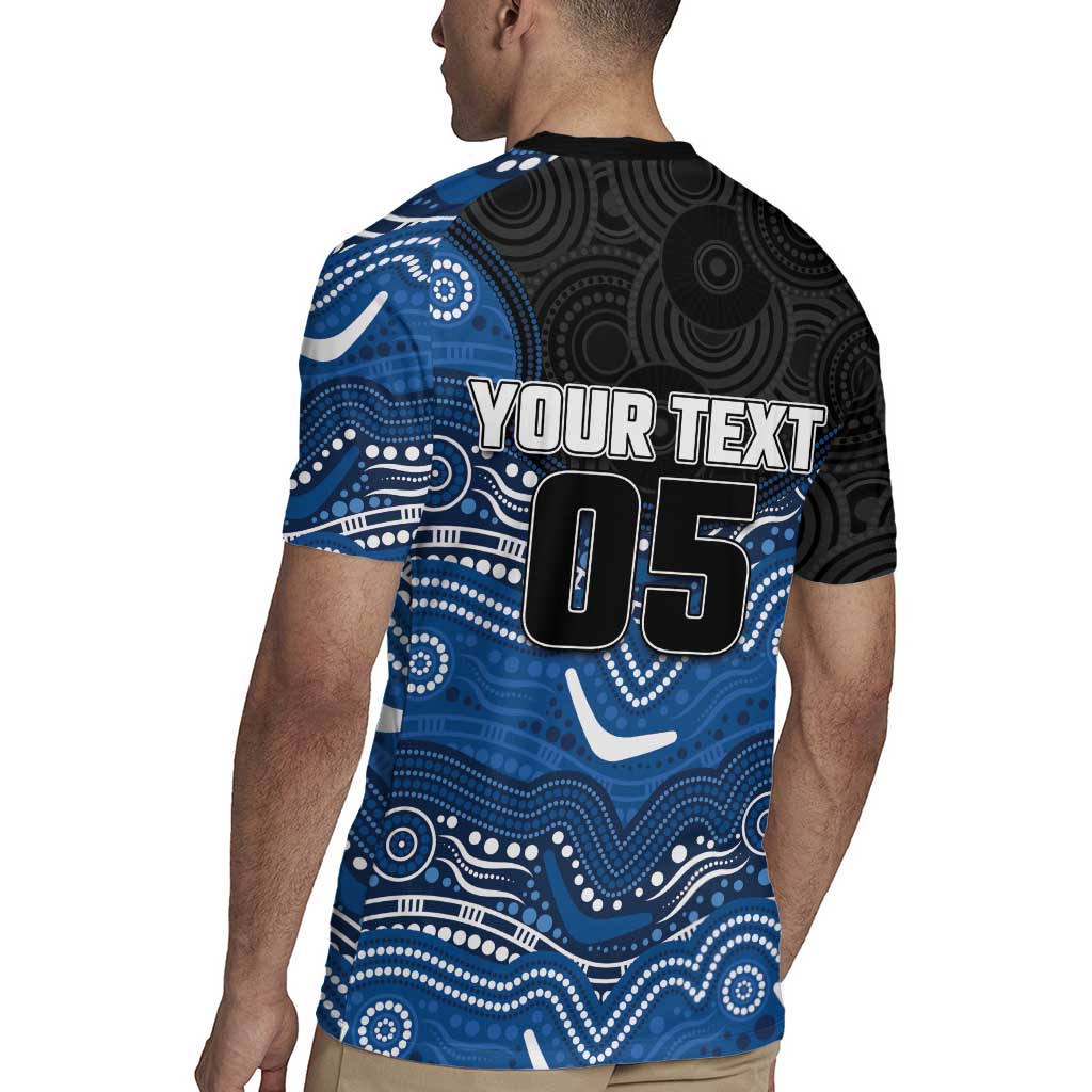 Custom Bulldogs Rugby Jersey Dog Mascot With Aboriginal Indigenous